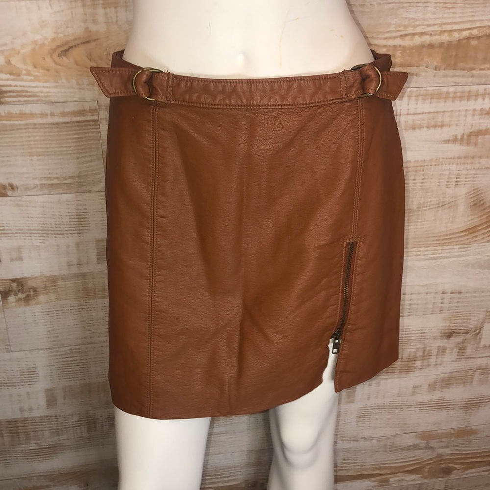 Free People Midnight Magic Faux Leather Size 8